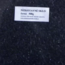 Alacsony olvadáspontú üveg 0,5 kg - fekete