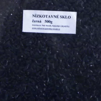 Alacsony olvadáspontú üveg 0,5 kg - fekete Alacsony olvadáspontú üveg 0,5 kg - fekete