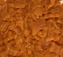 Alacsony olvadáspontú üveg 0,5 kg - narancs átlátszó