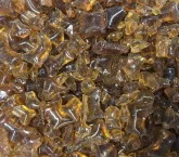   Alacsony olvadáspontú üveg 0,5kg - világos barna átlátszó