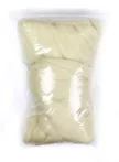 Természetes fehér kártolt juhgyapjú 100g