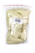 Természetes fehér fésült juhgyapjú 100g