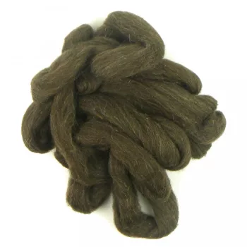 Természetes barna juhgyapjú 100g