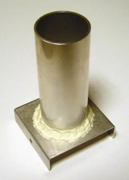 Lemez forma gyertyaöntéshez - henger átmérő 46x120 mm Lemez forma gyertyaöntéshez - henger átmérő 46x120 mm