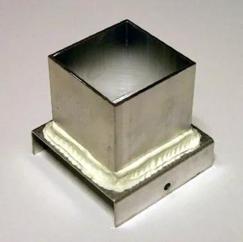 Lemez forma gyertyaöntéshez - kocka 56x56x56 mm