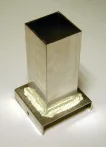 Lemez forma gyertyaöntéshez - téglatest 46x46x120 mm
