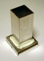 Lemez forma gyertyaöntéshez - téglatest 46x46x120 mm