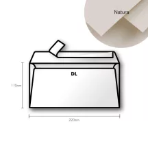 Paper envelope Pollen DL 110x220mm  Recycled