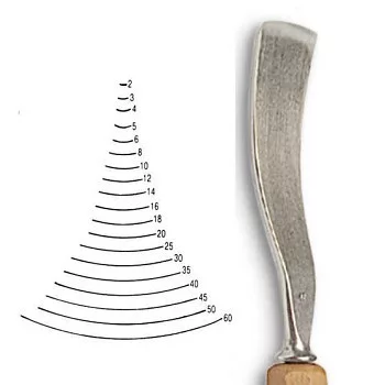 véső Stubai flat bent 5512 – width 8mm