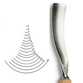 véső Stubai U-shaped bent 5516 – width 8mm