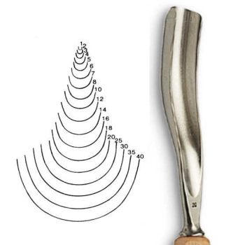 Vésõ Stubai éles U hajlított 5520 – szélesség 2mm