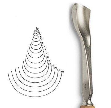 Vésõ Stubai éles kanalú U 5532 – szélesség 6mm