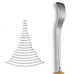 Vésõ Stubai lapos kanalú 5534 – szélesség 12mm