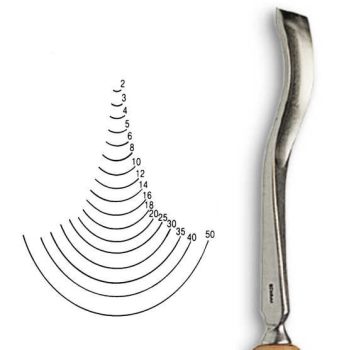 Vésõ Stubai U-alakú kúpos 5538 – szélesség 6mm