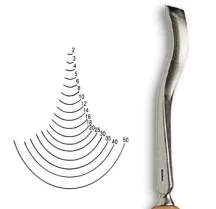 Vésõ Stubai U-alakú kúpos 5538 – szélesség 20mm