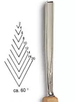 Vésõ Stubai V-alakú 60° 5541 – szélesség 16mm