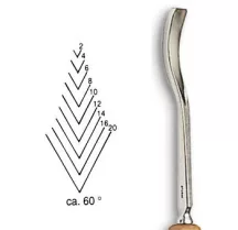 Vésõ Stubai V-alakú 60° 5544 – szélesség 4mm