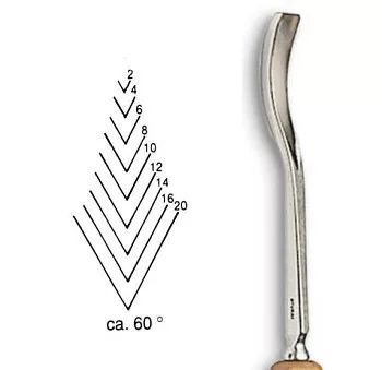 Vésõ Stubai V-alakú 60° 5544 – szélesség 10mm Vésõ Stubai V-alakú 60° 5544 – szélesség 10mm