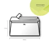 Paper envelope Pollen DL 110x220mm Leaf Paper envelope Pollen DL 110x220mm Leaf