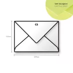 Paper envelope Pollen C5 162x229mm Leaf Paper envelope Pollen C5 162x229mm Leaf