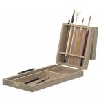 Fa doboz ecsetre nagy