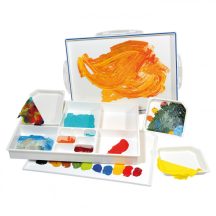 Légmentes műanyag paletta 24x34cm magas