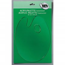 Műanyag paletta átlátszó kicsi 23x30 cm