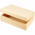 Fa ékszerdoboz fedéllel