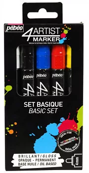 Olaj marker szett 4artist 5 db - 4mm hegy