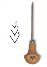véső Stubai V-shaped 60° 5841 – width 2mm
