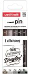 Liner készlet Uni Pin 5 db Lettering