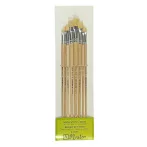 Set of bristle brushes mester 6000 flat 8 pcs