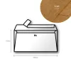 Paper envelope Pollen DL 110x220mm  Kraft