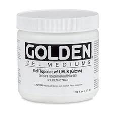 Gél "lakk" Golden Topcoat 237ml