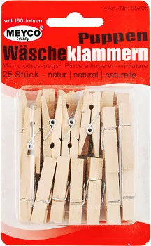 Wooden Peg Set 25x35mm