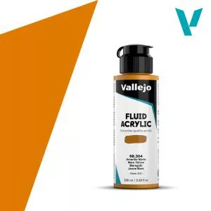 Akril festék Vallejo Fluid 100ml – 304 Mars Yellow