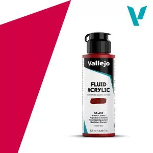 Akril festék Vallejo Fluid 100ml – 402 Naphthol Crimson
