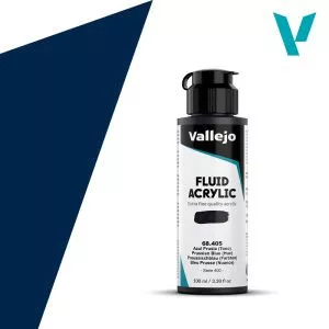Akril szín Vallejo Fluid 100ml – 405 Prussian Blue (Hue)
