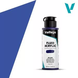 Akril festék Vallejo Fluid 100ml – 406 Ultramarine Blue