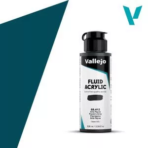 Akril festék Vallejo Fluid 100ml – 412 Payne’s Grey
