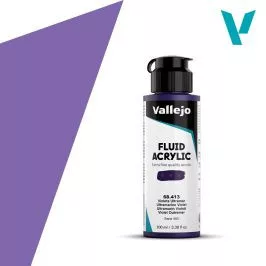 Akril festék Vallejo Fluid 100ml – 413 Ultramarine Violet