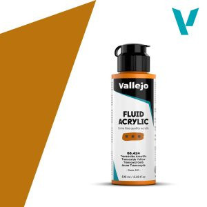 Vallejo Fluid Akril festék 100ml – 424 Transoxide Yellow