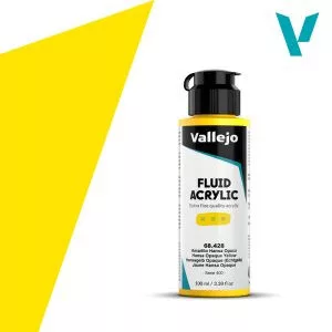 Vallejo Fluid Akril festék 100ml – 428 Hansa Yellow Opaque