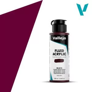 Akril festék Vallejo Fluid 100ml – 810 Quinacridone Violet