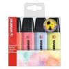Szövegkiemelő készlet Stabilo Boss Original – 4 db Pastel