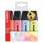   Szövegkiemelő készlet Stabilo Boss Original – 4 db Pastel