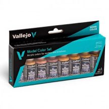   Vallejo modellező festékkészlet 8x18ml – Face & Skin Tones