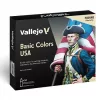 Vallejo modellező festékkészlet 16x18ml – Basic Colors USA