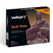 Festékkészlet Vallejo 16x18ml – Earth Tones