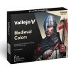 Vallejo modellező festékkészlet 16x18ml – Medieval Colors